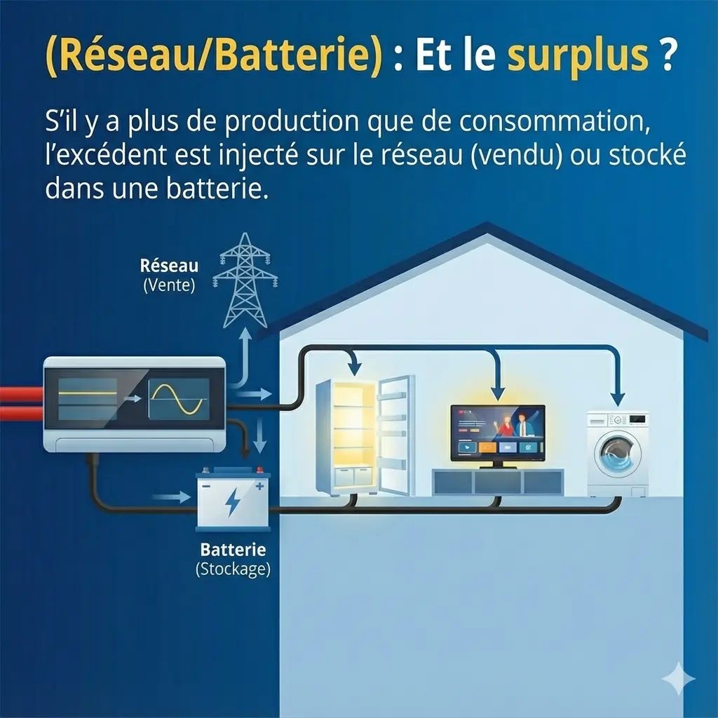 Fonctionnement des panneaux photovoltaïques